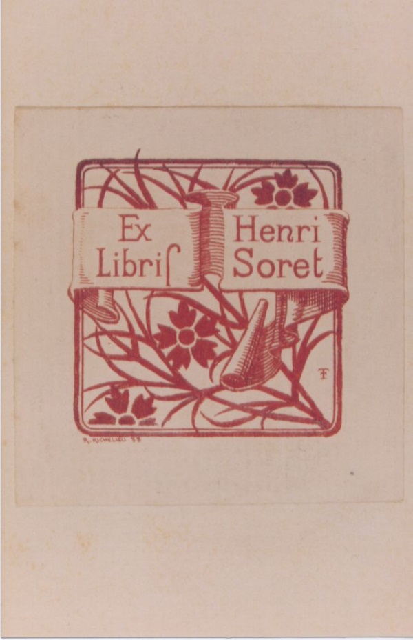 Vignette ex-libris d'Henri Soret
