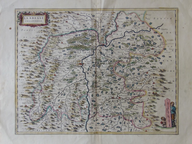 Carte de la Bresse chalonnoise