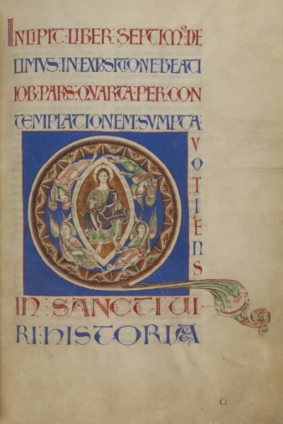 Moralia in Job / Saint Grégoire. - 1134. - 3 vol. (231, 184 et 199 ff. à 2 col.). - [MS 7 à 9